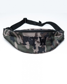 Bauchtasche: SUPPORT 81 HELLPORT & FTW | Camouflage Schwarz